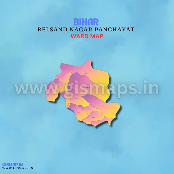 Belsand Nagar Panchayat Ward Map